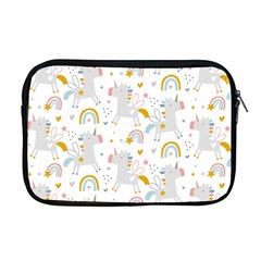 Unicorns Rainbow Apple Macbook Pro 17  Zipper Case by ConteMonfrey