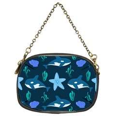Whale And Starfish  Chain Purse (one Side) by ConteMonfrey