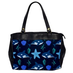 Whale And Starfish  Oversize Office Handbag by ConteMonfrey