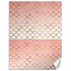 Mermaid Ombre Scales  Canvas 12  X 16  by ConteMonfrey