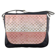 Mermaid Ombre Scales  Messenger Bag by ConteMonfrey