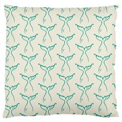 Blue Mermaid Tail Clean Standard Flano Cushion Case (two Sides) by ConteMonfrey