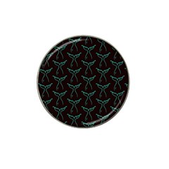 Blue Mermaid Tail Black Neon Hat Clip Ball Marker