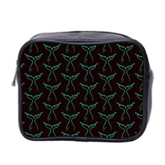 Blue Mermaid Tail Black Neon Mini Toiletries Bag (two Sides) by ConteMonfrey
