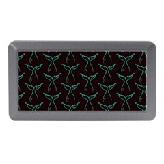 Blue Mermaid Tail Black Neon Memory Card Reader (Mini)