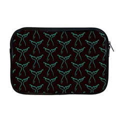 Blue Mermaid Tail Black Neon Apple MacBook Pro 17  Zipper Case