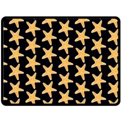 Starfish Minimalist  Fleece Blanket (Large) 