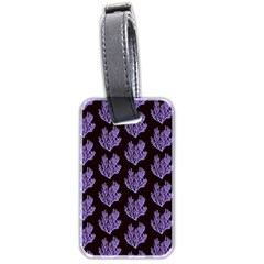 Black Seaweed Luggage Tag (two Sides) by ConteMonfrey