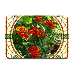 Flower Stained Glass Window Plate Mats by Jancukart