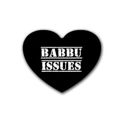 Babbu Issues   Rubber Coaster (heart) by ConteMonfrey