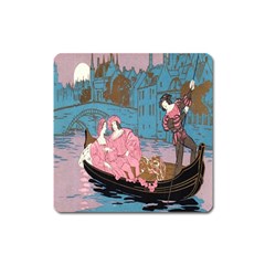 Gondola Ride   Square Magnet by ConteMonfrey