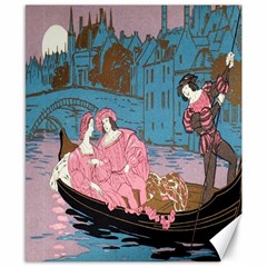 Gondola Ride   Canvas 8  X 10  by ConteMonfrey