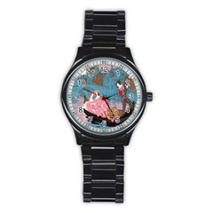 Gondola Ride   Stainless Steel Round Watch by ConteMonfrey