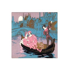 Gondola Ride   Satin Bandana Scarf 22  X 22  by ConteMonfrey