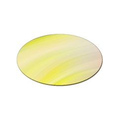 Gradient green yellow Sticker Oval (100 pack)