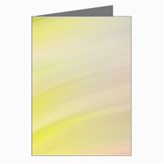 Gradient green yellow Greeting Card