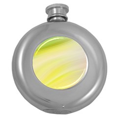 Gradient Green Yellow Round Hip Flask (5 Oz) by ConteMonfrey