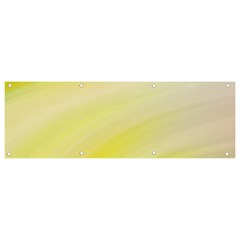 Gradient Green Yellow Banner And Sign 9  X 3  by ConteMonfrey