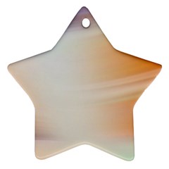 Gradient Purple, Orange, Blue Star Ornament (two Sides) by ConteMonfrey