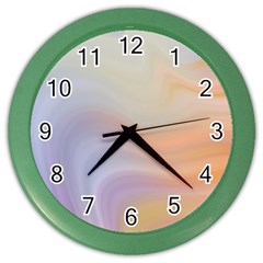 Gradient purple, orange Color Wall Clock