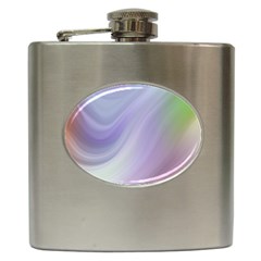 Gradient Blue, Orange, Green Hip Flask (6 Oz) by ConteMonfrey