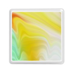 Gradient Green Yellow Memory Card Reader (square) by ConteMonfrey