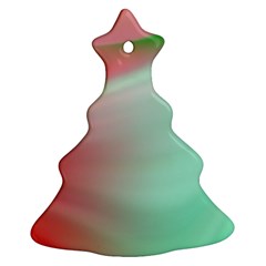 Gradient Pink, Blue, Red Ornament (christmas Tree)  by ConteMonfrey