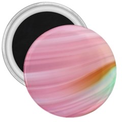 Gradient Ice Cream Pink Green 3  Magnets