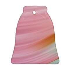 Gradient Ice Cream Pink Green Bell Ornament (two Sides) by ConteMonfrey