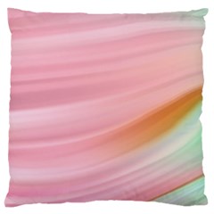 Gradient Ice Cream Pink Green Large Cushion Case (one Side) by ConteMonfrey