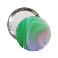 Gradient Green Blue 2 25  Handbag Mirrors by ConteMonfrey