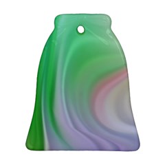 Gradient Green Blue Bell Ornament (two Sides) by ConteMonfrey