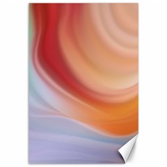 Gradient  Orange Green Red Canvas 12  X 18  by ConteMonfrey