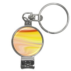 Gradient Orange, Red Nail Clippers Key Chain