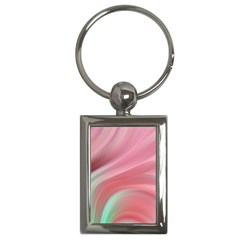 Gradient Pink Green Key Chain (rectangle) by ConteMonfrey