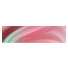 Gradient Pink Green Oblong Satin Scarf (16  X 60 ) by ConteMonfrey