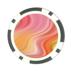 Gradient Pink Yellow Poker Chip Card Guard (10 Pack) by ConteMonfrey