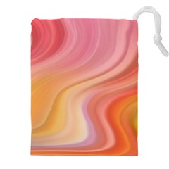 Gradient Pink Yellow Drawstring Pouch (4xl) by ConteMonfrey