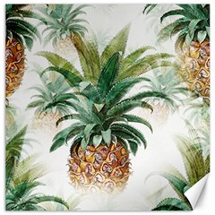 Pineapple Pattern Background Seamless Vintage Canvas 12  x 12 