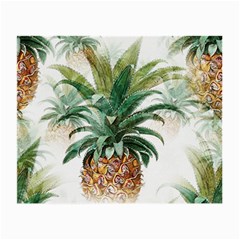Pineapple Pattern Background Seamless Vintage Small Glasses Cloth (2 Sides)