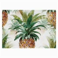 Pineapple Pattern Background Seamless Vintage Large Glasses Cloth