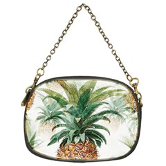 Pineapple Pattern Background Seamless Vintage Chain Purse (Two Sides)