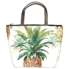 Pineapple Pattern Background Seamless Vintage Bucket Bag