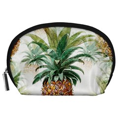 Pineapple Pattern Background Seamless Vintage Accessory Pouch (Large)