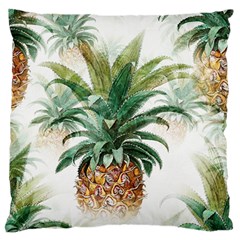 Pineapple Pattern Background Seamless Vintage Large Flano Cushion Case (Two Sides)