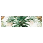 Pineapple Pattern Background Seamless Vintage Oblong Satin Scarf (16  x 60 ) Front