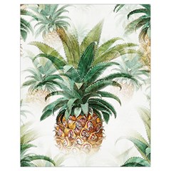 Pineapple Pattern Background Seamless Vintage Drawstring Bag (small)