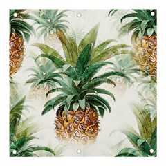 Pineapple Pattern Background Seamless Vintage Banner and Sign 3  x 3 