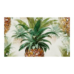 Pineapple Pattern Background Seamless Vintage Banner and Sign 5  x 3 