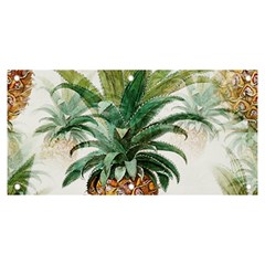 Pineapple Pattern Background Seamless Vintage Banner And Sign 6  X 3  by Wegoenart